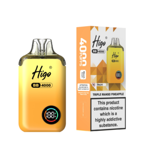Higo BB 4000 Pod Kit - Triple Mango Pineapple Higo BB 4000 prefilled pod kit in Triple Mango Pineapple flavour