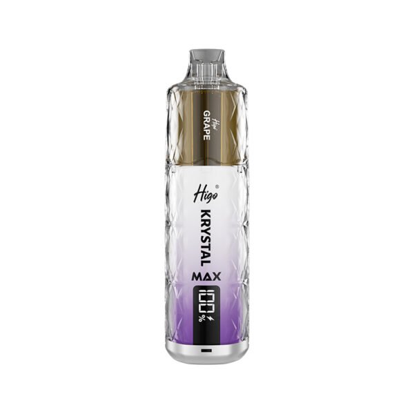 Higo Krystal Max 7500 Pod Kit - Grape Higo Krystal Max 7500 prefilled pod kit in Grape flavour