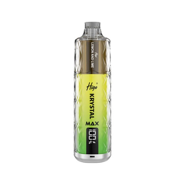 Higo Krystal Max 7500 Pod Kit - Lemon & Lime Higo Krystal Max 7500 prefilled pod kit in Lemon & Lime flavour