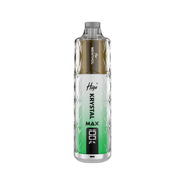Higo Krystal Max 7500 Pod Kit - Menthol Higo Krystal Max 7500 prefilled pod kit in Menthol flavour