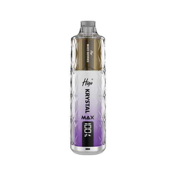 Higo Krystal Max 7500 Pod Kit - Mixed Berries Higo Krystal Max 7500 prefilled pod kit in Mixed Berries flavour