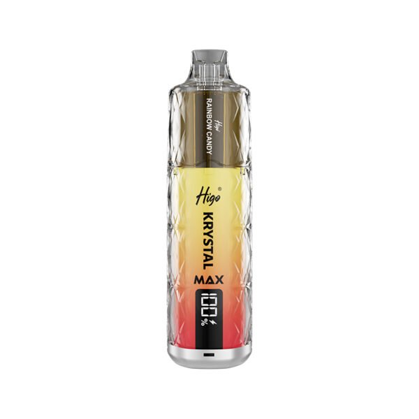 Higo Krystal Max 7500 Pod Kit - Rainbow Candy Higo Krystal Max 7500 prefilled pod kit in Rainbow Candy flavour