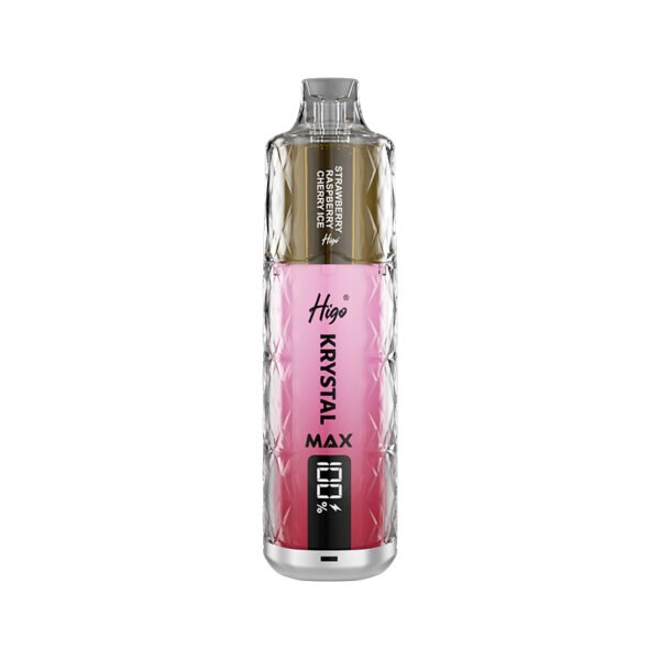 Higo Krystal Max 7500 prefilled pod kit in Strawberry Raspberry Cherry Ice flavour