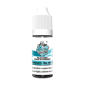 Higo Nic Salts 10ml - Blueberry Sour Raspberry (10mg) Higo Nic Salts 10ml Blueberry Sour Raspberry nic salt e-liquid bottle - 10mg strength, UK TPD compliant