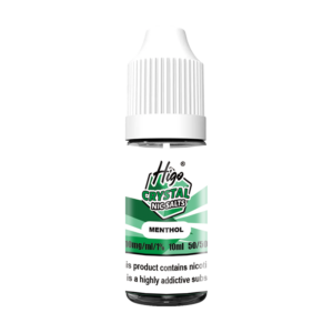 Higo Nic Salts 10ml - Menthol (10mg) Higo Nic Salts 10ml Menthol nic salt e-liquid bottle - 10mg strength, UK TPD compliant