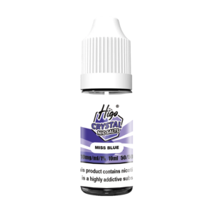 Higo Nic Salts 10ml - Miss Blue (10mg) Higo Nic Salts 10ml Miss Blue nic salt e-liquid bottle - 10mg strength, UK TPD compliant