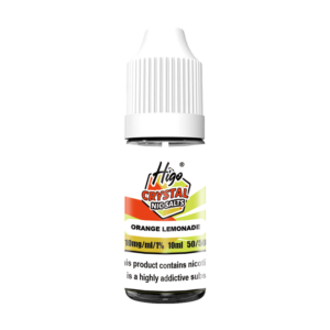 Higo Nic Salts 10ml - Orange Lemonade (10mg) Higo Nic Salts 10ml Orange Lemonade nic salt e-liquid bottle - 10mg strength, UK TPD compliant