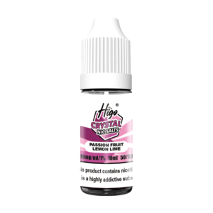 Higo Nic Salts 10ml - Passion Fruit Lemon Lime (10mg) Higo Nic Salts 10ml Passion Fruit Lemon Lime nic salt e-liquid bottle - 10mg strength, UK TPD compliant