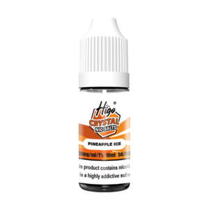 Higo Nic Salts 10ml - Pineapple Ice (10mg) Higo Nic Salts 10ml Pineapple Ice nic salt e-liquid bottle - 10mg strength, UK TPD compliant