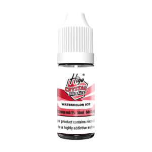 Higo Nic Salts 10ml - Watermelon Ice (10mg) Higo Nic Salts 10ml Watermelon Ice nic salt e-liquid bottle - 10mg strength, UK TPD compliant