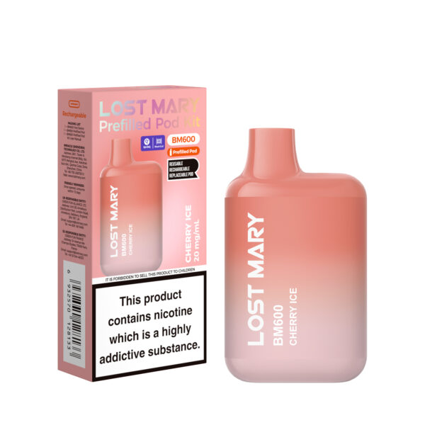 LOST MARY BM600 KIT - CHERRYICE Lost Mary BM600 - Cherry Ice