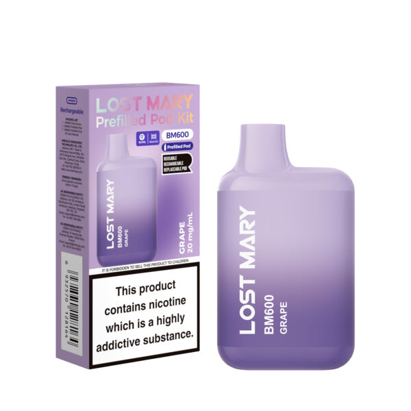 LOST MARY BM600 KIT - GRAPE Lost Mary BM600 - Grape