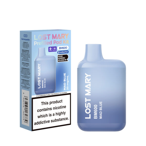 LOST MARY BM600 KIT - MADBLUE Lost Mary BM600 - Mad Blue