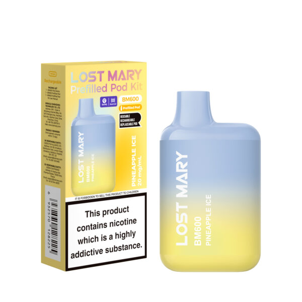 LOST MARY BM600 KIT - PINEAPPLEICE Lost Mary BM600 - Pineapple Ice