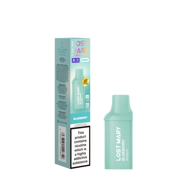 LOST MARY BM600 KIT PODS - BLUEBERRY Lost Mary BM600 Pods - Blueberry