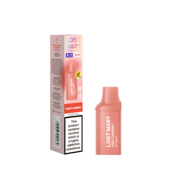 LOST MARY BM600 KIT PODS - FIZZYCHERRY Lost Mary BM600 Pods - Fizzy Cherry