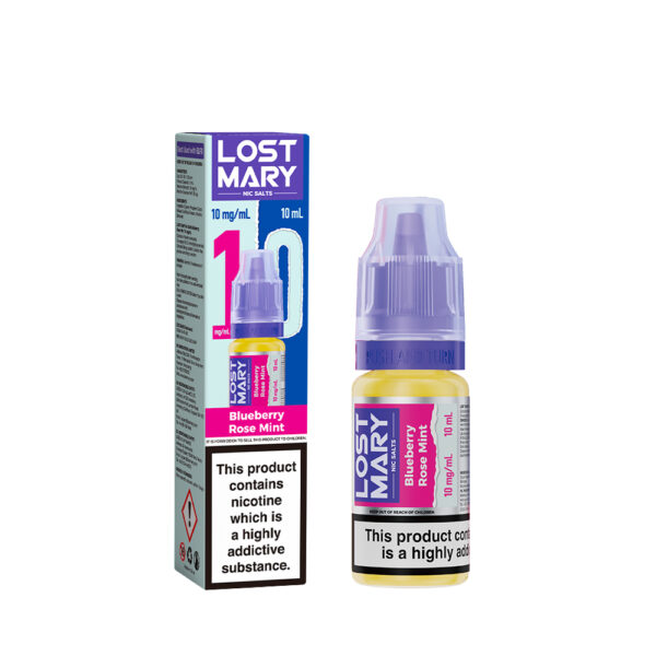 LOSTMARY-10MG-NICSALTS-Blueberry Rose Mint Lost Mary Nic Salt – Blueberry Rose Mint