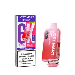 Lost Mary BM6000 - Berry Apple Peach Lost Mary BM6000 pre-filled pod kit in Berry Apple Peach flavour