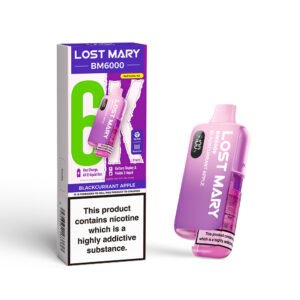 Lost Mary BM6000 - Blackcurrant Apple Lost Mary BM6000 pre-filled pod kit in Blackcurrant Apple flavour