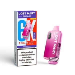 Lost Mary BM6000 - Cherry Ice Lost Mary BM6000 pre-filled pod kit in Cherry Ice flavour