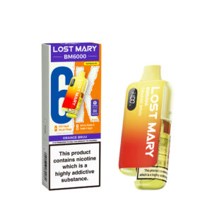 Lost Mary BM6000 pre-filled pod kit in Orange Bruu flavour
