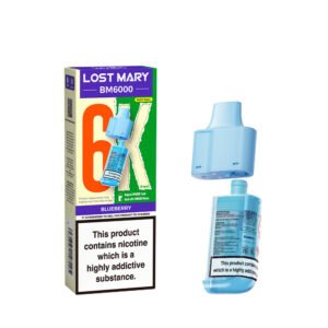 Lost Mary BM6000 replacement pod in Blueberry flavour
