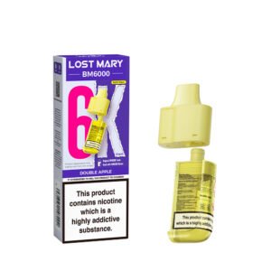 Lost Mary BM6000 replacement pod in Double Apple flavour
