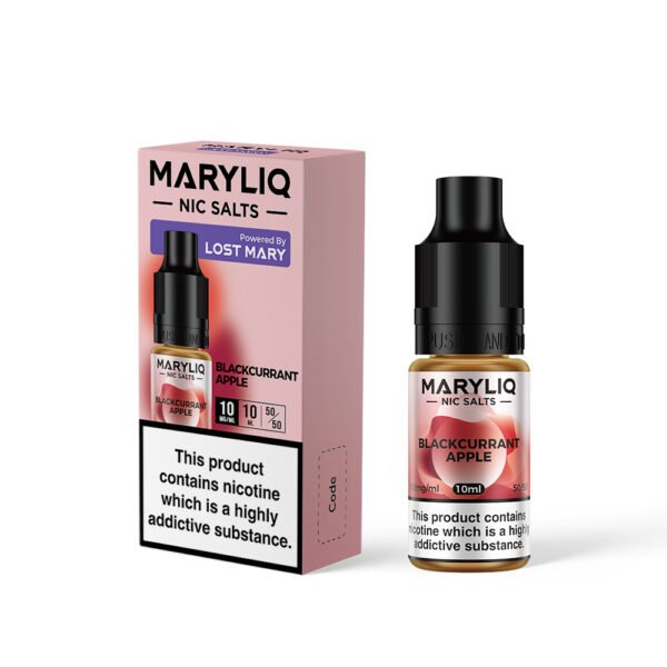 Lost Mary Blackcurrant Apple - 10mg Lost Mary Blackcurrant Apple nic salt e-liquid 10mg bottle