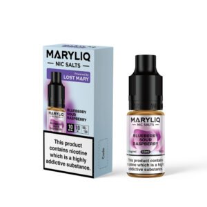 Lost Mary Blueberry Sour Raspberry nic salt e-liquid 10mg bottle