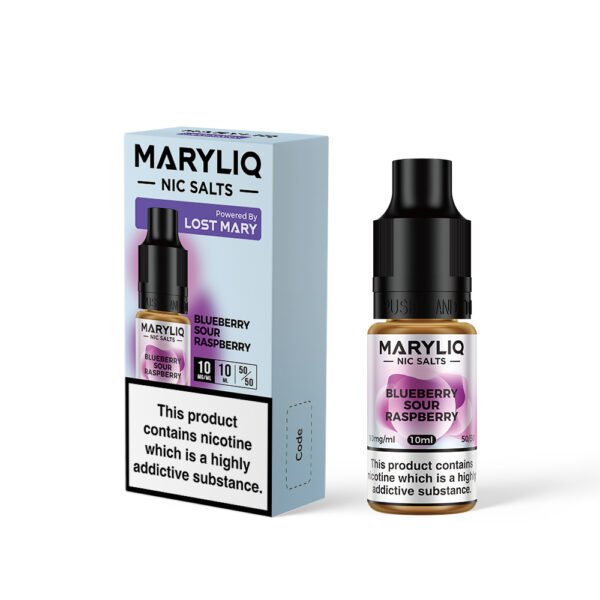 Lost Mary Blueberry Sour Raspberry nic salt e-liquid 10mg bottle
