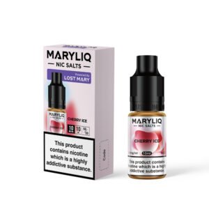Lost Mary Cherry Ice - 10mg Lost Mary Cherry Ice nic salt e-liquid 10mg bottle