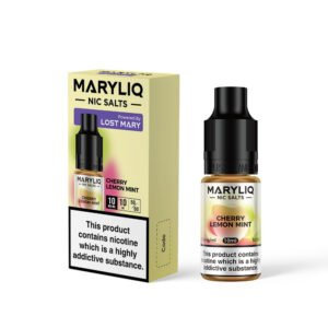 Lost Mary Cherry Lemon Mint - 10mg Lost Mary Cherry Lemon Mint nic salt e-liquid 10mg bottle