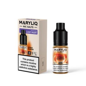 Lost Mary Citrus Sunrise - 10mg Lost Mary Citrus Sunrise nic salt e-liquid 10mg bottle
