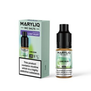 Lost Mary Lime Rum - 10mg Lost Mary Lime Rum nic salt e-liquid 10mg bottle