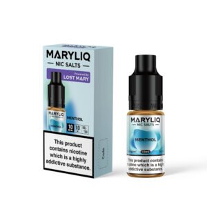 Lost Mary Menthol - 10mg Lost Mary Menthol nic salt e-liquid 10mg bottle