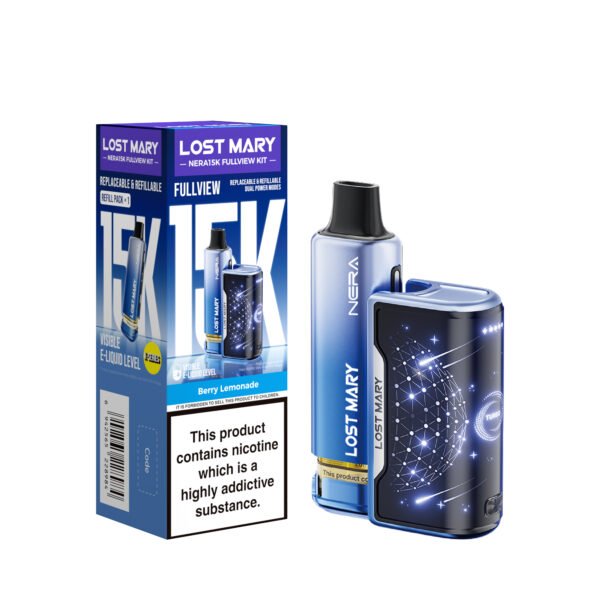Lost Mary Nera 15k pre-filled pod kit in Berry Lemonade flavour