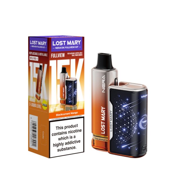Lost Mary Nera 15k pre-filled pod kit in Blackcurrant Mango flavour