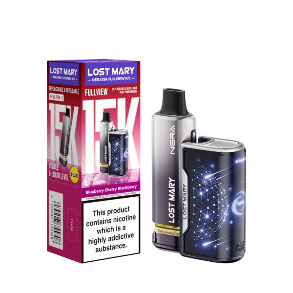 Lost Mary Nera 15k pre-filled pod kit in Blueberry Cherry Blackberry flavour