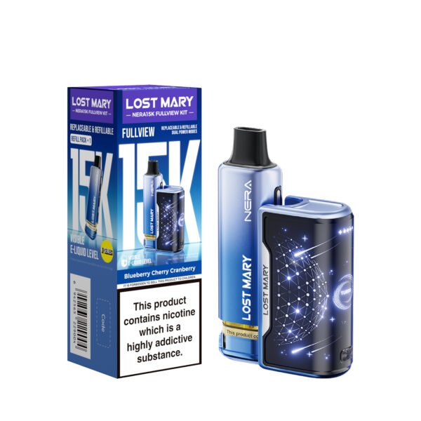 Lost Mary Nera 15k pre-filled pod kit in Blueberry Cherry Cranberry flavour