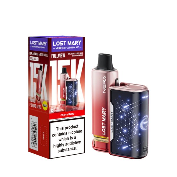 Lost Mary Nera 15k pre-filled pod kit in Cherry Berry flavour