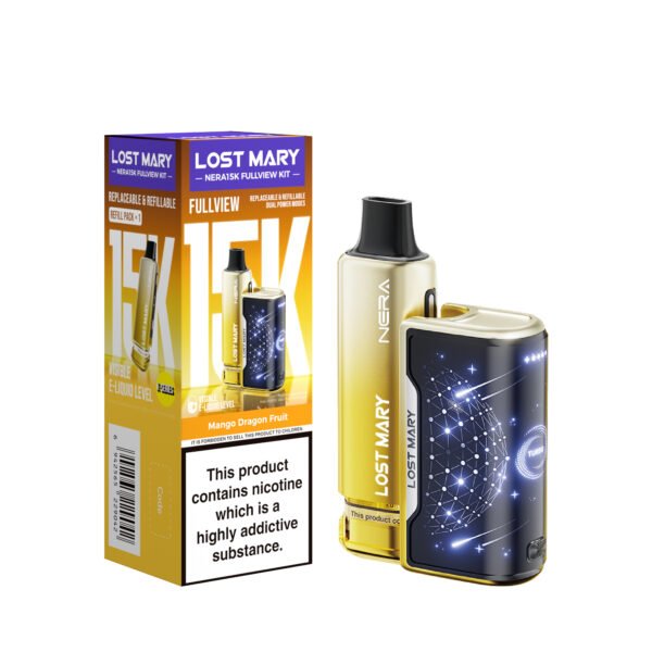 Lost Mary Nera 15k pre-filled pod kit in Mango DragonFruit flavour