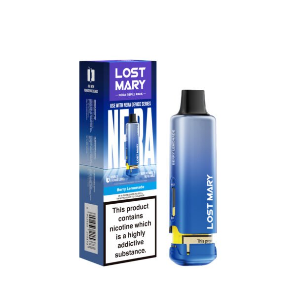 Lost Mary Nera 15k replacement pod in Berry Lemonade flavour