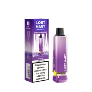 Lost Mary Nera 15k replacement pod in Grape Ice flavour