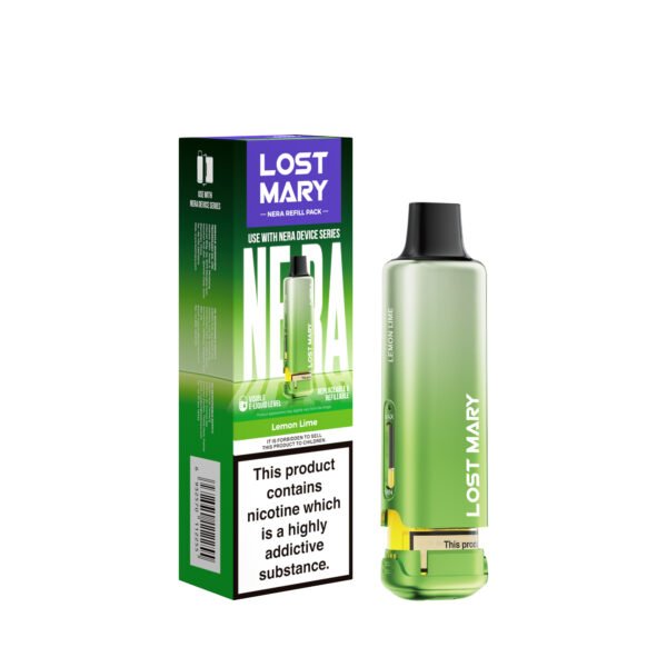 Lost Mary Nera 15k replacement pod in Lemon Lime flavour