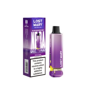 Lost Mary Nera 15k replacement pod in Sakura Grape flavour