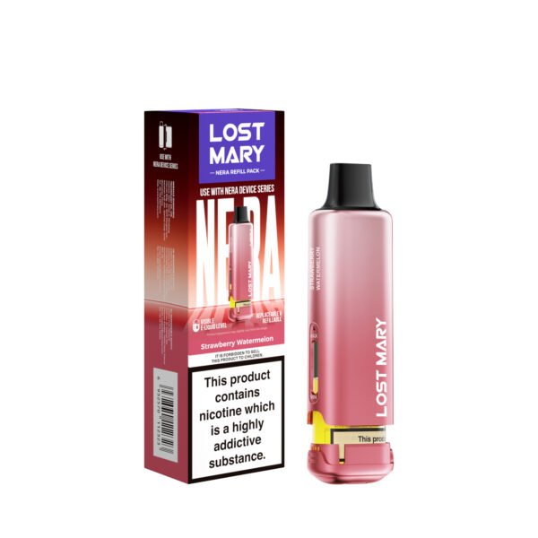 Lost Mary Nera 15k replacement pod in Strawberry Watermelon flavour