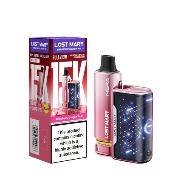 Lost Mary Nera 15k pre-filled pod kit in Strawberry DragonFruit flavour