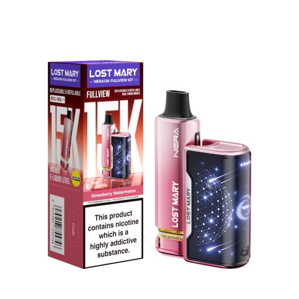 Lost Mary Nera 15k pre-filled pod kit in Strawberry Watermelon flavour