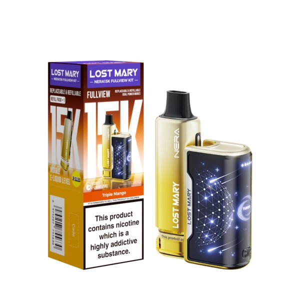 Lost Mary Nera 15k pre-filled pod kit in Triple Mango flavour