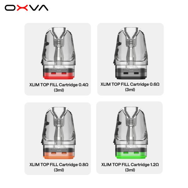 OXVA Xlim Top Fill Pod Cartridges - 3ml